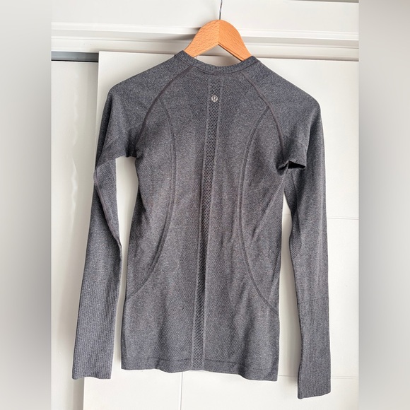 Gray Lululemon Swiftly Tech Long Sleeve - Picture 5 of 6